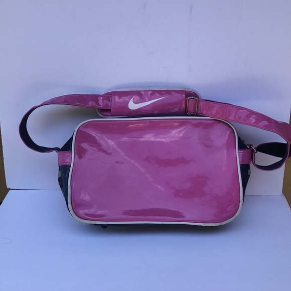 Nike Storage & Organization Vintage Rare Swoosh Nike Messenger Bag In Pink Poshmark